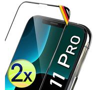 UTECTION 2X FullScreen vetro 3D per iPhone 11 PRO (5.8") - Premium protezione display vetro 9H - Pellicola protettiva in vetro