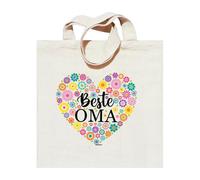 UTEFIF Regalo per la festa della mamma per borsa di stoffa - Miglior OMA, regalo per la nonna per compleanno, idea regalo per mamma e nonna, regalo di Natale per mamma e nonna, a