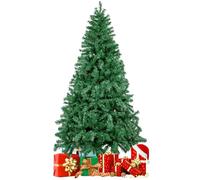 Uten Albero di Natale Artificiale 150cm, Albero di Natale, Verde Naturale, 450 Rami, Supporto In Metallo Staccabile, Facile Montaggio, Per Interni e Esterni Decorazioni Natalizie