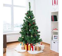 Uten Albero di Natale Artificiale 180cm, Albero di Natale, Verde Naturale, 600 Rami, Supporto In Metallo Staccabile, Facile Montaggio, Per Interni e Esterni Decorazioni Natalizie