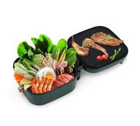 Uten Padelle E Elettriche, Pentola All-In-One, Antiscottatura, Antiscivolo, Olio Leggero E Meno Fumo, Utilizzabile Per Pentola Calda, Frittura, Frittura, Minestra, Ecc, 1800w