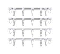 Utensil Hanger - Multifunctional Slide Rail Hook | Under Cabinet Wall Mount Holder | Adhesive No Drilling Spatula Storage, Space Saving Home Organizer per Spoons & BBQ Tool