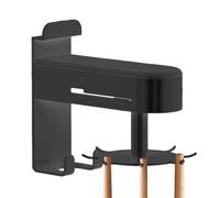 Utensil Hanger, Rotatable Wall-Mounted Rack, Smooth Rotating Solution, Adhesive No-Drill Kitchenware Organizer, Space-Saving Storage for Spatulas, Spoons, Towels, Cutting Boards, 6,10 pollici