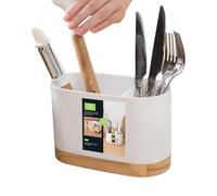 Utensil Holder - Chopstick Container Storage, Kitchen Cutlery Drainer with High Capacity Slots, Organizes Silverware Settings Instantly, Ideal for Home Professional Cafes Workplace Restaurants