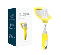 Utensile 4 in 1 per agrumi, spremiagrumi, grattugia e filtro per succo per evitare disordine, impugn