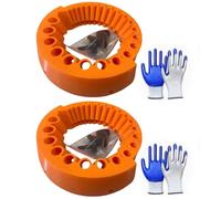 Utensile affilapunte da trapano 2 pezzi per punte da 2 a 13 mm