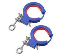 Utensile ausiliario con rullo per puleggia per cavi con morsetto guida per cavi sicuro ed efficiente che supporta una capacità di carico fino a 25 kg (2 pezzi)