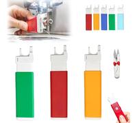 Utensile Colorato per Infilare Il Filo nella Macchina da Cucire, Infila-Ago Automatico per Macchine da Cucire, Pratico Ausilio L'ago per Le Riparazioni Quotidiane di Abiti Universale(3PCS-C)