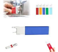 Utensile Colorato per Infilare Il Filo nella Macchina da Cucire, Infila-Ago Automatico per Macchine da Cucire, Pratico Ausilio L'ago per Le Riparazioni Quotidiane di Abiti Universale(Dark Blue)