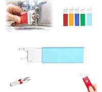 Utensile Colorato per Infilare Il Filo nella Macchina da Cucire, Infila-Ago Automatico per Macchine da Cucire, Pratico Ausilio L'ago per Le Riparazioni Quotidiane di Abiti Universale(Blue)