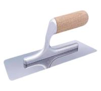 Utensile con manico da 9"X4" for finitura cemento Acciaio inossidabile placcato oro/argento Lega leggera Montaggio Gomma morbida(Wood,A)