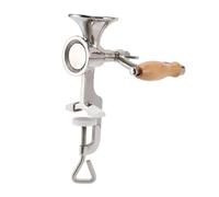 Utensile da cucina classico in acciaio inossidabile, macina semi di grano manuale, noci e spezie azionato a mano per mais, erbe aromatiche, grano
