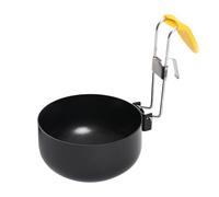 Utensile da cucina con manico pieghevole per uova in camicia | Tazza sospesa per uova sode per colazione, cioccolato, camper, dormitorio, casa, cuochi, casalinga, madre, principianti