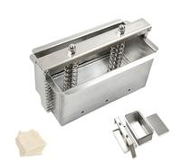 Utensile da cucina in acciaio inossidabile, pressa per carne, formatrice per carne, ideale per dare a carni di varie forme in modo facile ed efficiente, per uso commerciale e domestico.(1kg)