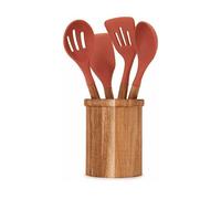 UTENSILE DA CUCINA LIVOO MES153, marrone e rosso, assortimento da 5 pezzi