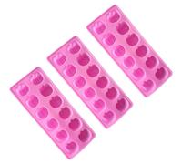 Utensile da cucina versatile, confezione da 3 stampi in silicone a forma di zucca, stampi per ghiaccio per cioccolatini