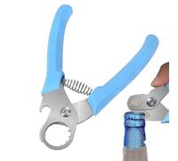 Utensile da taglio a coda di lumaca, pinza antiscivolo professionale, strumento per frutti di mare, strumento per rimuovere la coda di lumaca, forbici multifunzione in acciaio inox per frutti di mare,