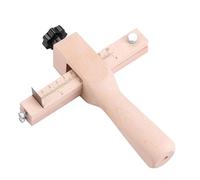Utensile da taglio per cinturino in pelle regolabile - Coltello a mano con 5 lame in legno per cinghia e artigianato
