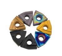 Utensile Da Taglio Per Lama In Metallo Duro Con Inserto Per Tornitura CNC 10 Pezzi(WNMG080408R-ZC ZM201)
