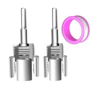 Utensile da taglio per tubi in PVC integrato per tubi da 1/2" e 3/4", infilatore durevole compatibile con trapano, per impianti idraulici in PVC, PPR e MPP, irrigazione e progetti fai da te
