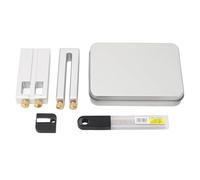 Utensile da taglio professionale per cinghie in pelle resistente, in lega di alluminio, per progetti fai da te in pelle, kit da 10 pezzi con scatola di immagazzinaggio