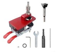 Utensile di foratura per cerniera regolabile per 35 mm con design robusto per prestazioni affidabili nella lavorazione del legno (rosso)