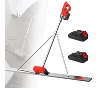 Utensile Elettrico Per La Finitura Del Calcestruzzo, Utensile Vibrante Per La Finitura Del Massetto Con Lama, Frattazzo Bull, Cazzuola Per Calcestruzzo,1.5mSinglemotor-2batteries