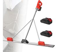 Utensile Elettrico Per La Finitura Del Calcestruzzo, Utensile Vibrante Per La Finitura Del Massetto Con Lama, Frattazzo Bull, Cazzuola Per Calcestruzzo,1.8mDualmotors-2batteries