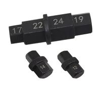 Utensile esagonale per motociclette - 12 - 24 mm preciso e portatile - asse esagonale moto - per cuscinetto dado pneumatico ruota forcella posteriore auto meccanica officina