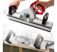 Utensile for smussare le piastrelle a 43° con piastra di smussatura in lega di alluminio e lama for sega, utensile portatile for il taglio dell'angolo delle piastrelle con 2 lame for sega