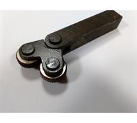 UTENSILE GODRONE GODRONATORE PER TORNIO CON UNA COPPIA DI GODRONI