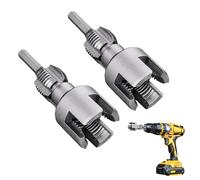 Utensile Integrato Per Filettatura Interna Ed Esterna Di Tubi, Tagliatubi Per Tubi 'acqua Da 1/2 E 3/4, Filettatura Con Trapano Elettrico, Kit 2 In 1 Per Filettatura Di Tubi In PVC