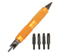 Utensile Manuale in Acciaio per la Preparazione delle Custodie con Design a Doppia Estremità per la Crimpatura del Primer e Sbavatura