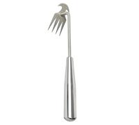 Utensile manuale per - 4 denti per rimuovere l' manualmente l'utensile - scavo esteso che allenta le piante sul terreno, con manico rimovibile per verdure, di granchio