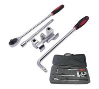 Utensile manuale per piegacavi da 35-240 mm², regolabile da 0 a 90°, con cricchetto e maniglie a L, per elettricisti e posa cavi