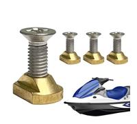 Utensile manuale stabile per tutti i binari, set di a T idrofoil, M8 | 4 pezzi per tavola da surf, strumento manuale stabile, per tutti i tipi di sport acquatici, surf