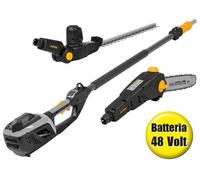 UTENSILE MULTIFUNZIONE A BATTERIA ALPINA AMT 48 TAGLIASIEPI MOTOSEGA