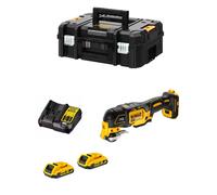 Utensile Multifunzione DeWALT DCS355D2T (2 x 2,0 Ah + DCB107 + TSTAK II)
