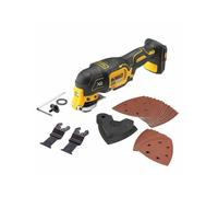 DEWALT 18V XR Utensile Multifunzione Oscillante Senza Spazzole, Unità Singola, DCS355N-XJ