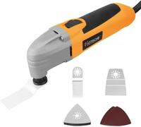 Utensile Multifunzione Oscillante 200W per Taglio e Levigatura con Accessori