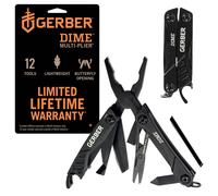 UTENSILE MULTIFUNZIONE TASCABILE DIME NERO 12 FUNZIONI MULTIUTENSILE COMPATTO PO