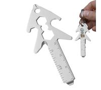 Utensile Multiuso Compatto per Esterni - Apriporto a Forma di Albero 8 in 1 Utensile Multiuso,Accessorio Manuale Resistente per Pronto Soccorso Uomo Donna