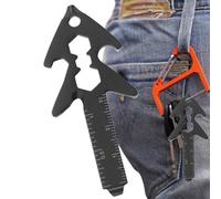 Utensile Multiuso da Esterno | Apriporto a Forma di Albero 8 in 1 Utensile Multiuso - Accessorio Manuale Resistente per Pronto Soccorso Uomo Donna