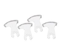 Utensile Multiuso Oscillante in Metallo Duro Lama per A Forma di Falce Taglio per Taglio di Marmo E Giunti in Calcestruzzo Pietre di Cemento