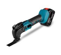 Utensile Multiuso Oscillante Senza Spazzole Elettrica Trimmer Pala Taglio Lucidatura Strumento For La Lavorazione Del Legno For Batteria Da 18 V Altalena Flessibile(2 Battery)