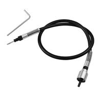Utensile per alberi flessibili con mandrini regolabili per trapani e smerigliatrici da 0, 3 mm a 6, 5 mm Manico in gomma adatta in alluminio Manico ergonomico per trapano