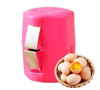 Utensile per aprire le uova, strumento per schiacciare le uova, in acciaio inox, portatile, per la cucina, la cottura, la colazione, uso domestico