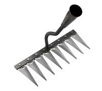 Utensile per artigli da giardino - Utensile da giardino in acciaio al carbonio manuale Unders Garden Rake | multiuso - strumento per rimuovere mano erbacce per il cortile interno nel giardino