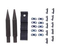 Utensile per Catena Motosega, Smontaggio Rapido, Ferro Nero | Morsetto di Precisione, Assemblaggio Rapido, Portatile, per Riparazioni in Campo e Lavori di Paesaggistica