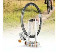 Utensile Per Centratura Professionale Con 3 Indicatori, Supporto Per Allineamento Ruota Per Assali Passanti E Mozzi A Sgancio Rapido, Forcellini Regolabili 55-200 Mm, Per Ruote Da 16-29 Pollici(Gold)